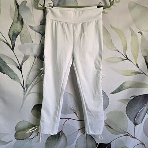 DRESSFO | Side Lace Capri Leggings sz S (4)